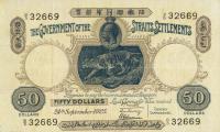 Gallery image for Straits Settlements p12a: 50 Dollars
